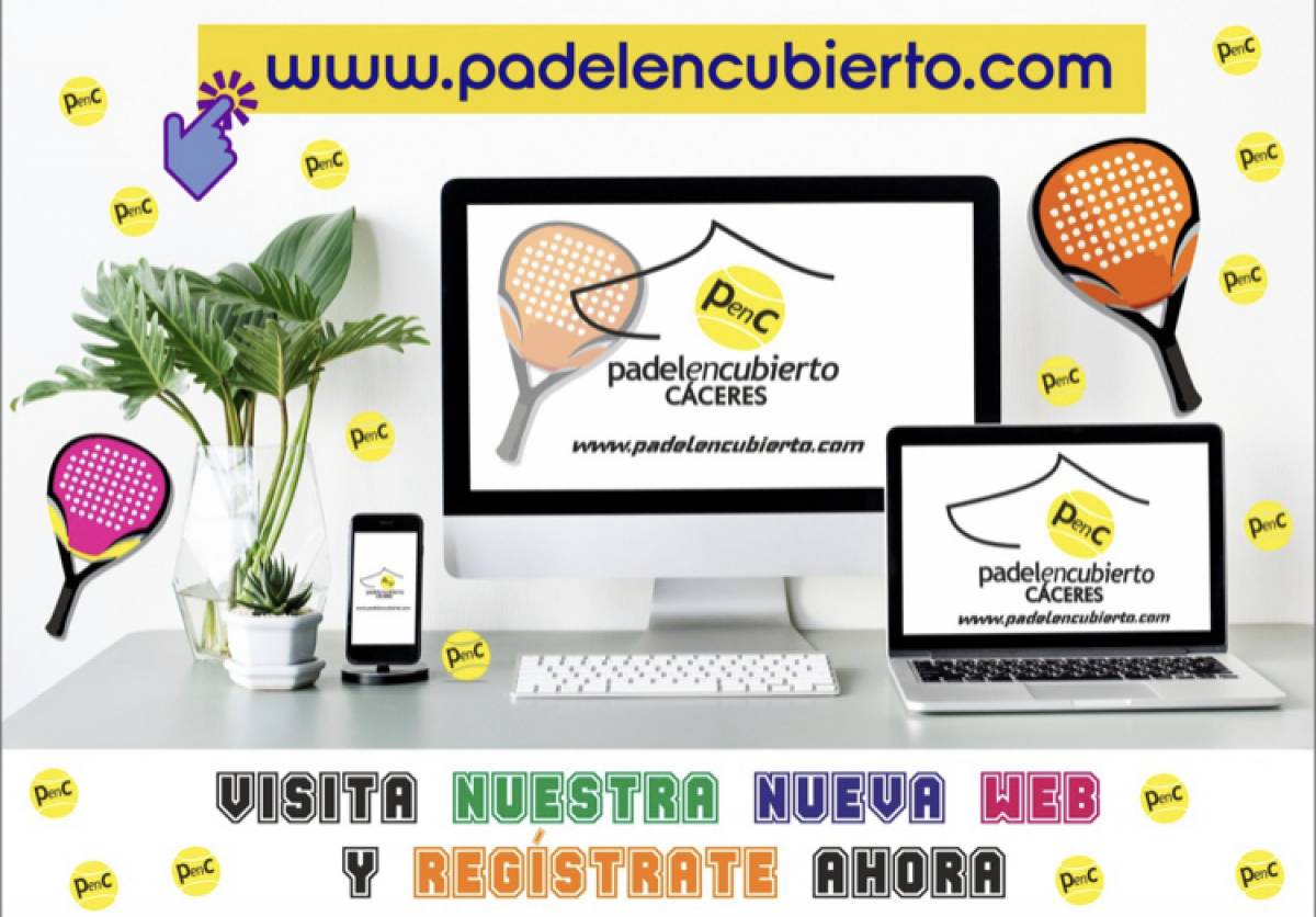 Regístrate en nuestra nueva web www.padelencubierto.com