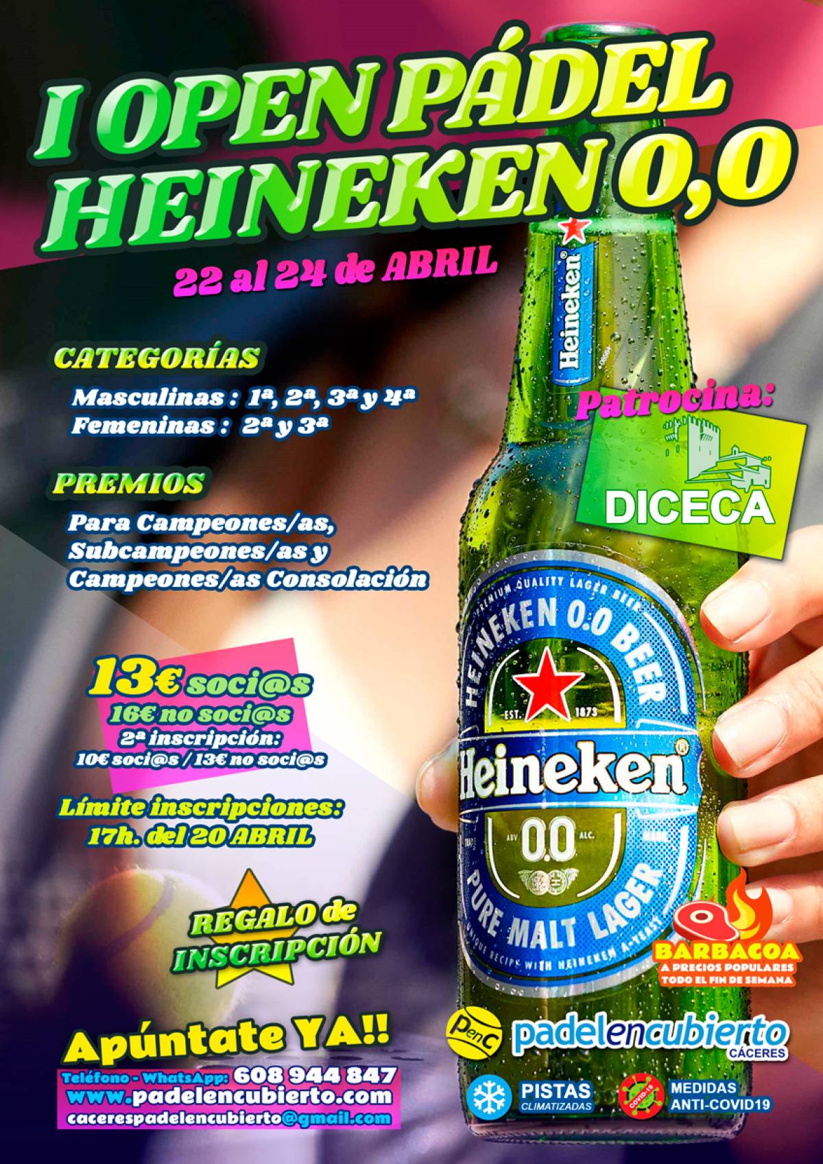 I OPEN HEINEKEN 0,0 ALMACENES DICECA DEL 22 AL 24 DE ABRIL 