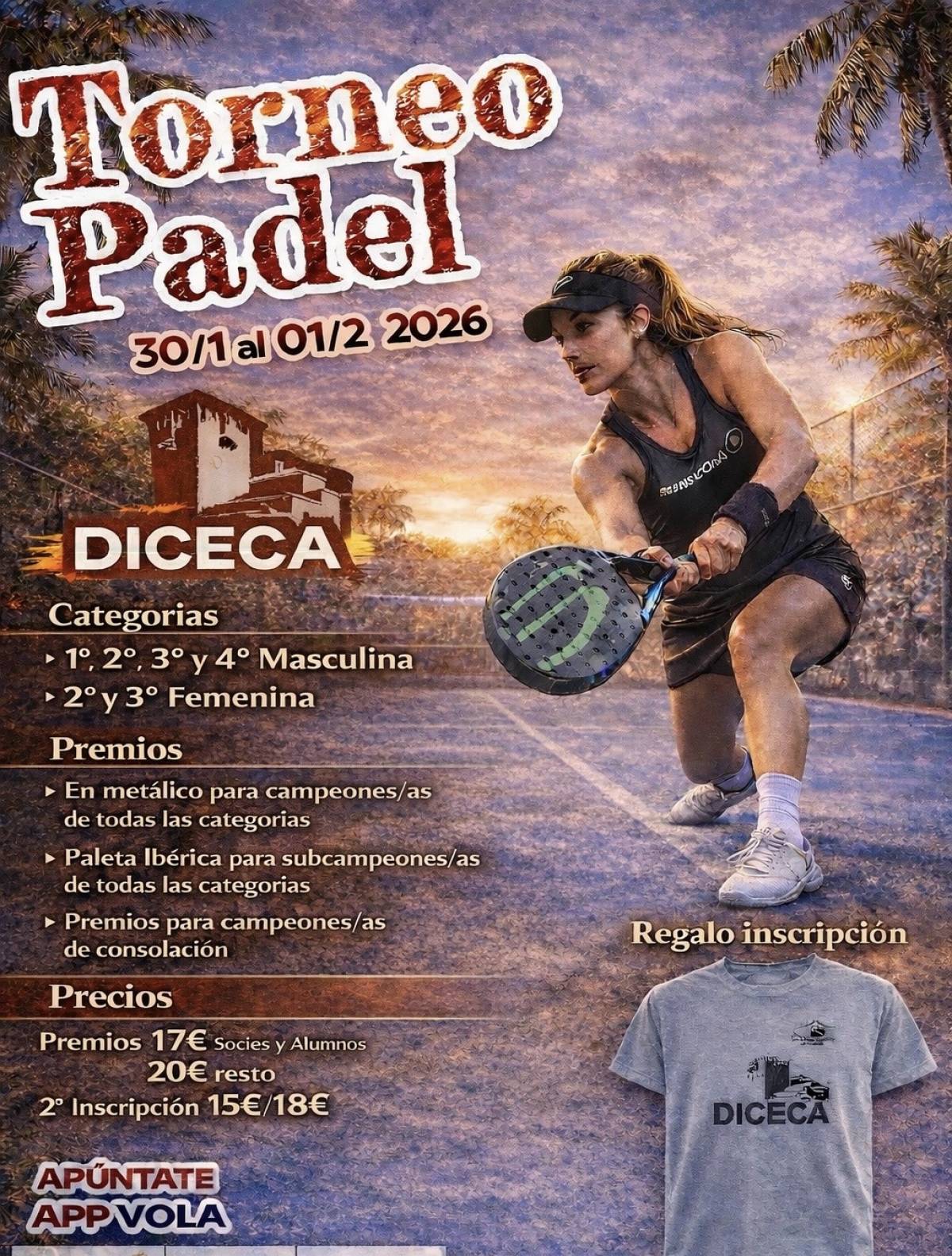 TORNEO ALMACENES DICECA DEL 30/1 al 01/2 