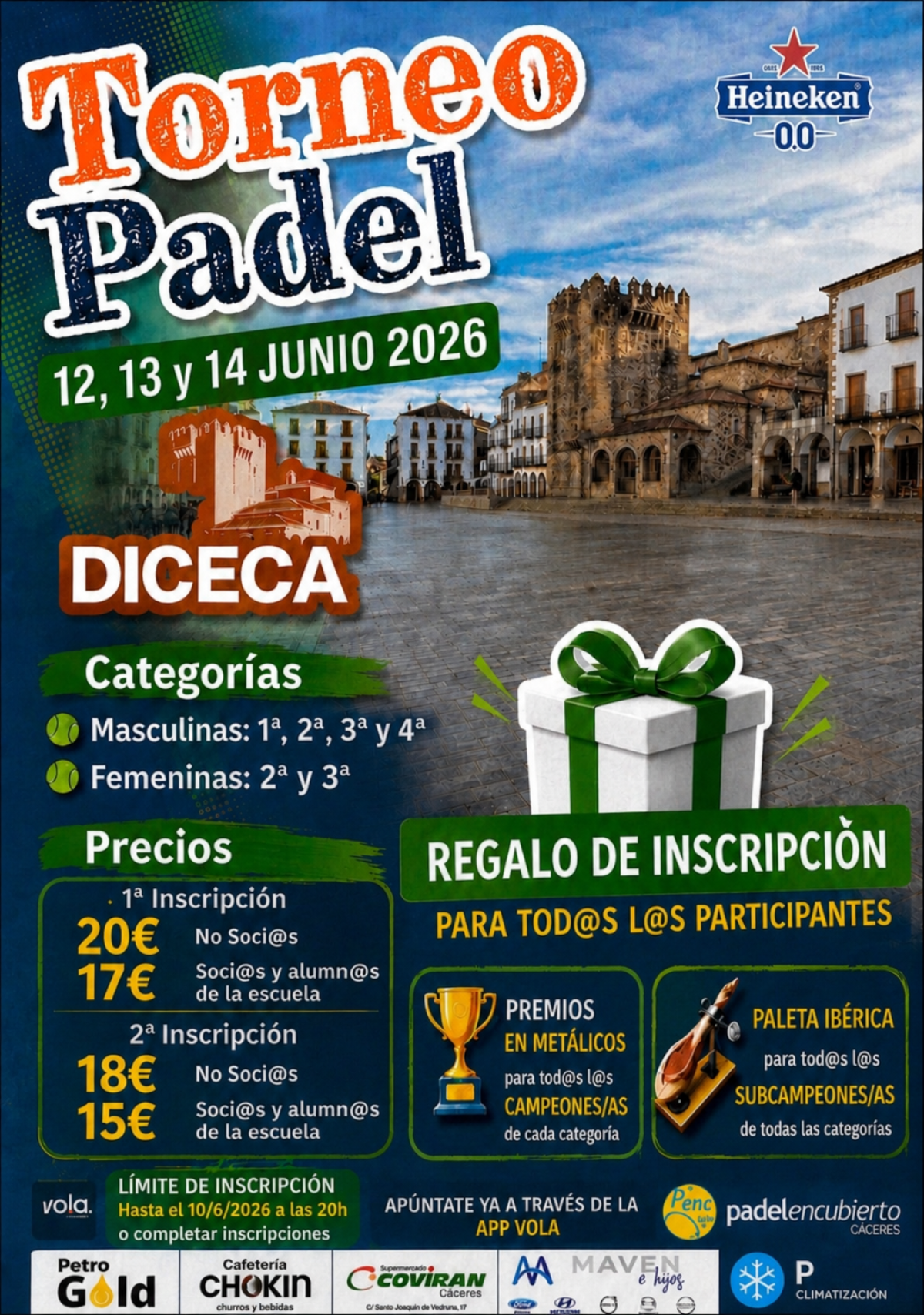 II TORNEO ALMACENES DICECA 2026 12 al 14 de Junio